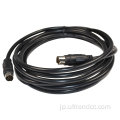 UL2464 26AWG 4p/5p/6p/7p/8p/9pミニジンオーディオ入力ケーブル